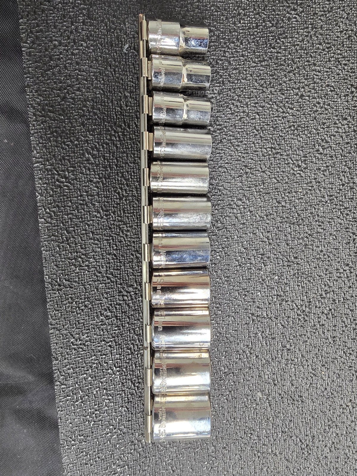 Armstrong Tools USA 39-124 / 39-122 11pc 1/2” Drive 12-24mm 12pt Socket set