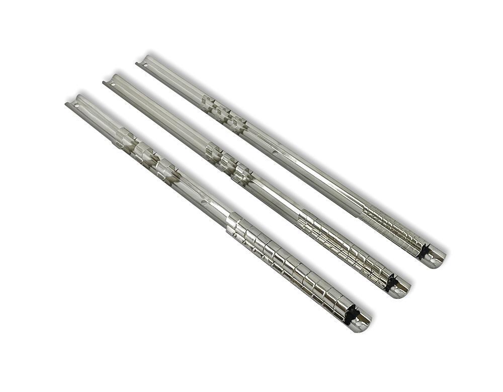 3-Piece Socket Rail Set for 1/4″ 3/8″ & 1/2″ Drives Holds Standard & Deep Socket