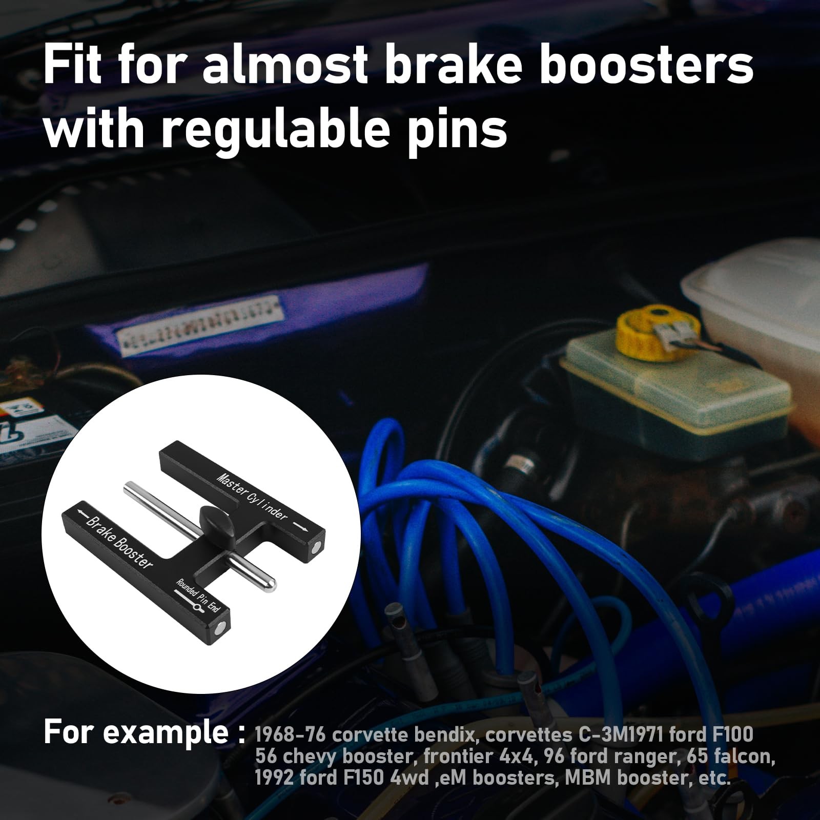 Brake Booster Adjustment Tool Brake Pedal Depressor Tool Brake Booster Push R…