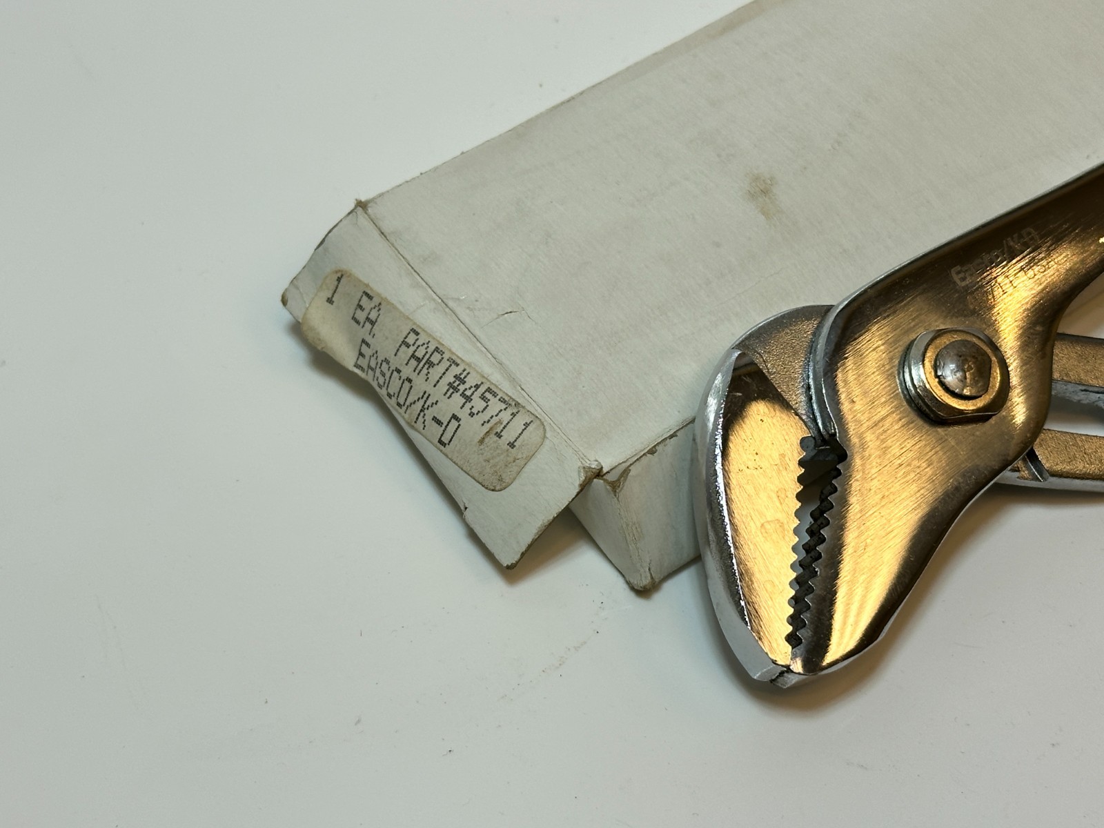 Easco (KD) Tools USA 45711 Tongue & Groove Water Pump Pliers, NEW Old Stock, Box