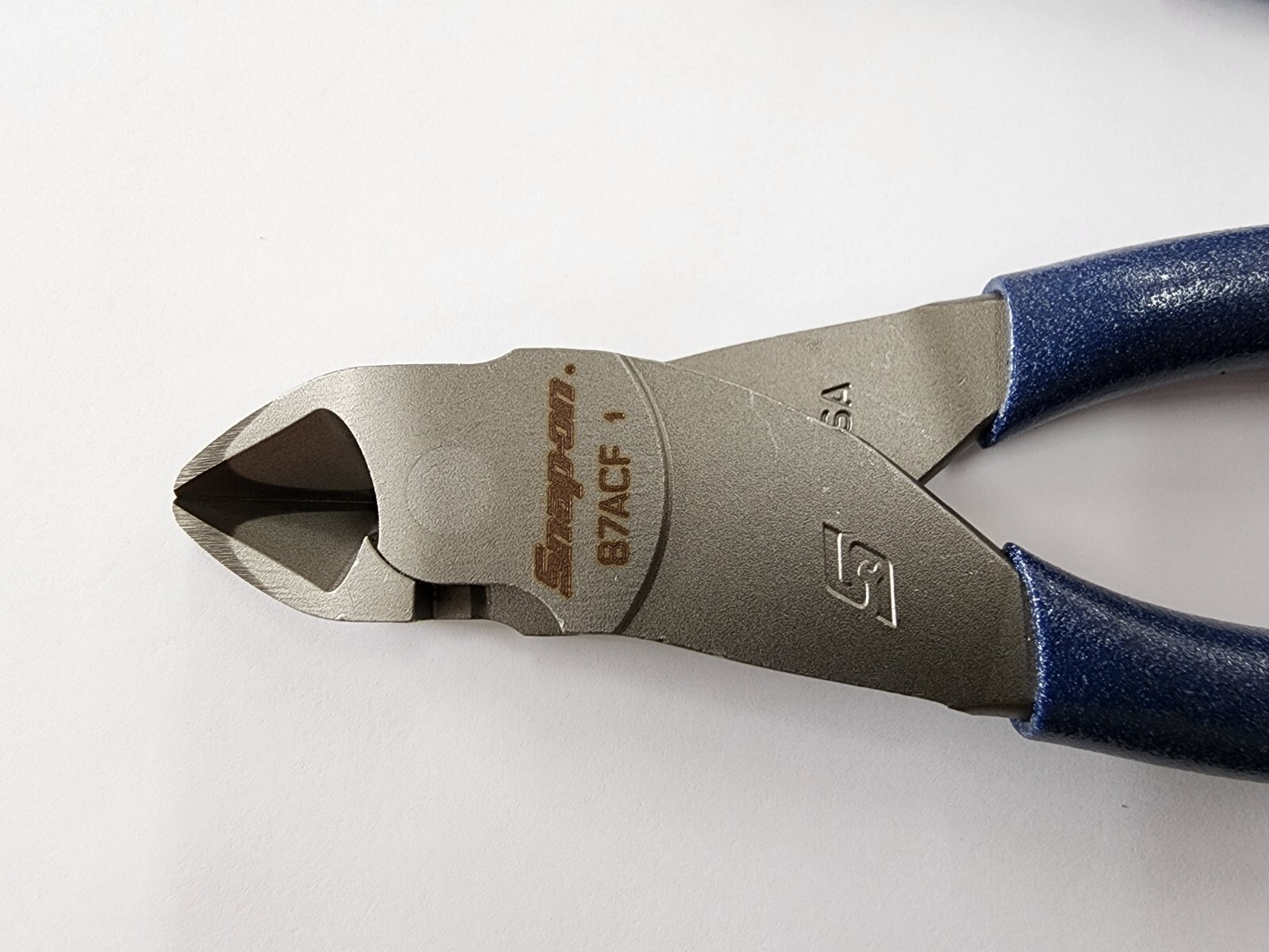 Snap-on Tools USA NEW 2pc POWER BLUE 7″ & 5″ Vector Edge Diagonal Cutters Set