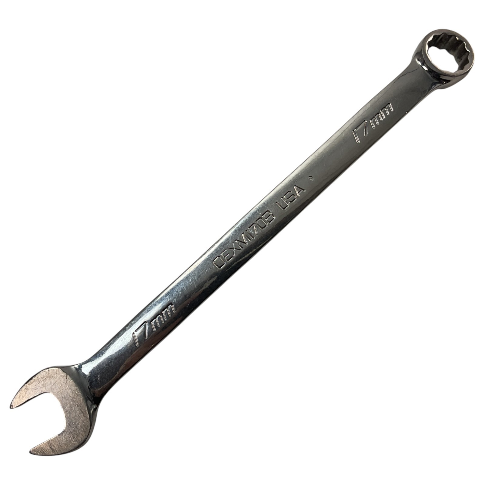 Snap-on Combination Wrench 17mm 12 Point OEXM170B Sold As Pictured Mechanic Tool