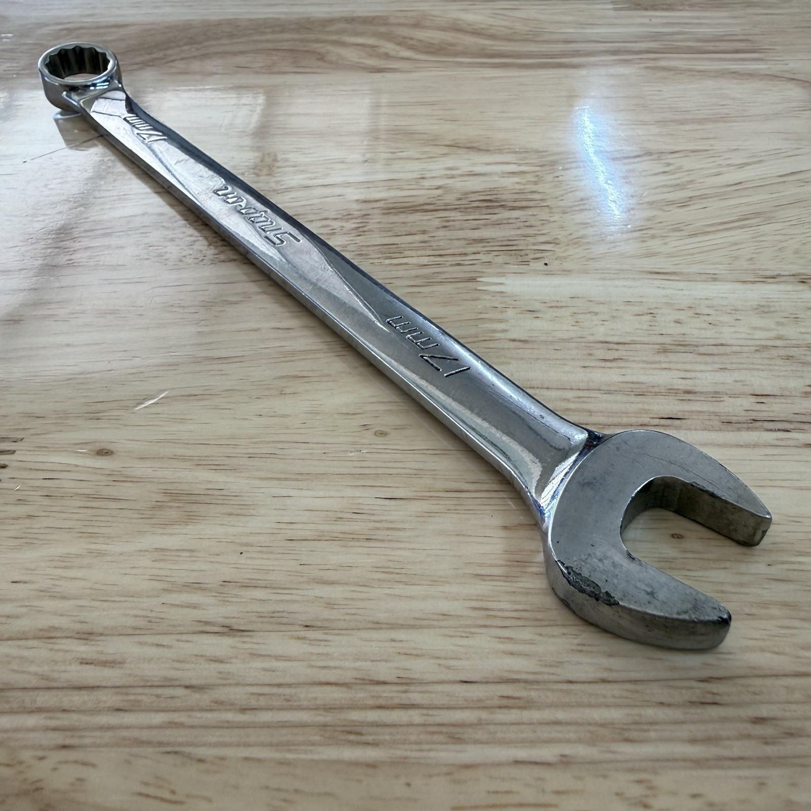 Snap-On OEXM170B Combination Wrench – 17mm – 12 Point Box End – USA- Metric