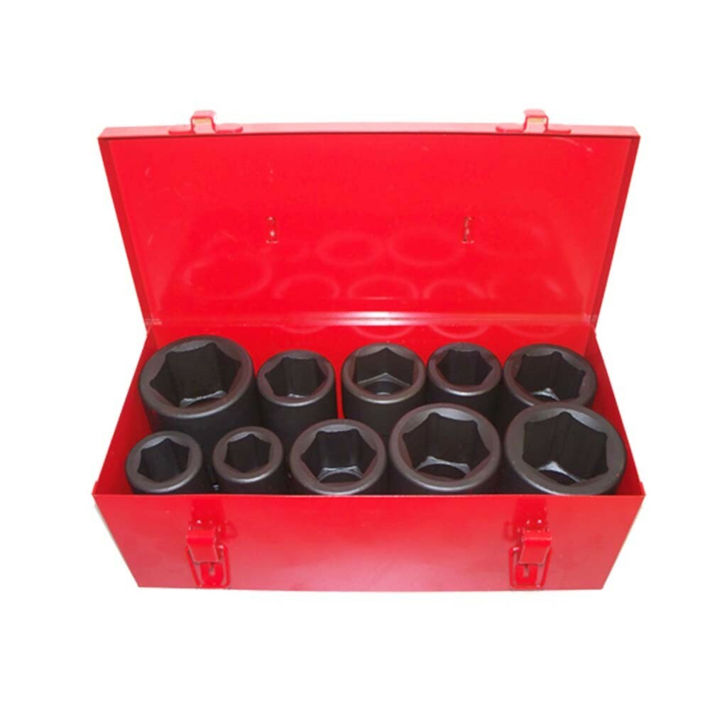 11 PC 1″ DR Drive Deep Impact BUDD SAE 1 to 2″ Sockets