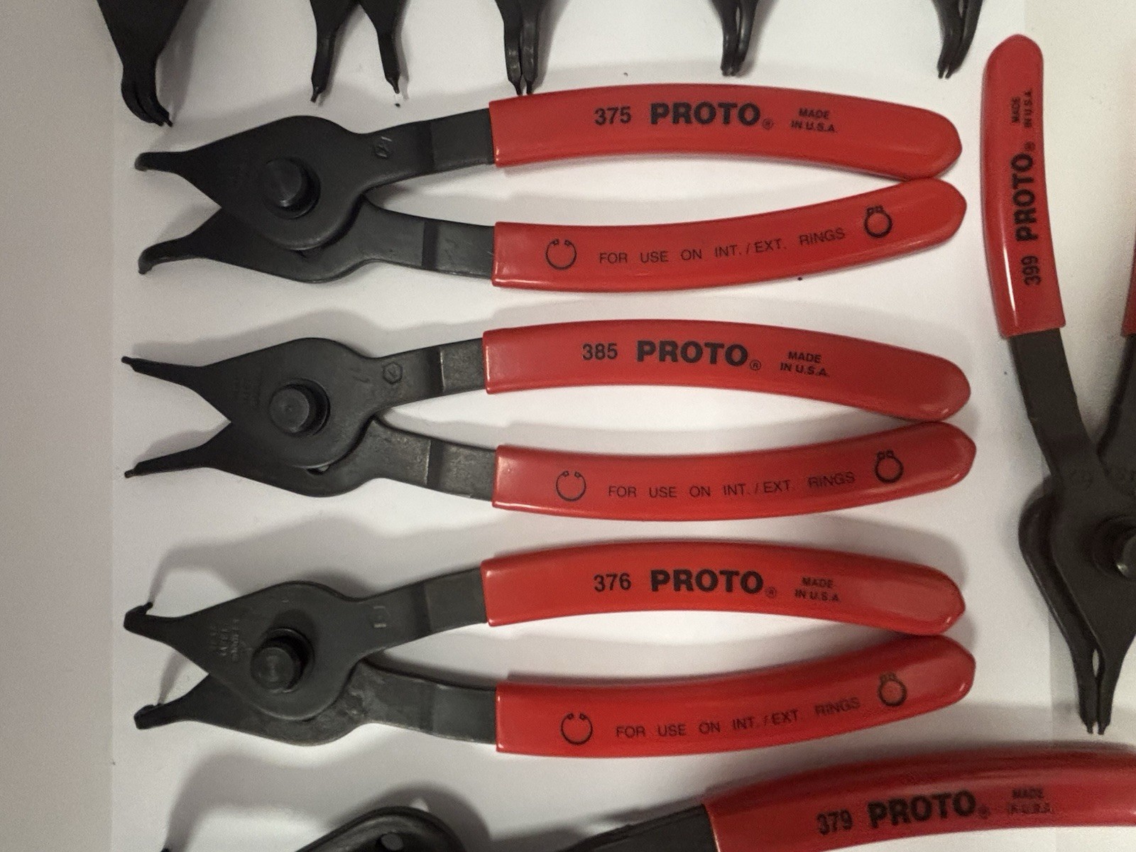PROTO 360B Convertible Retaining Ring Pliers Set – 12 Piece – Made in USA