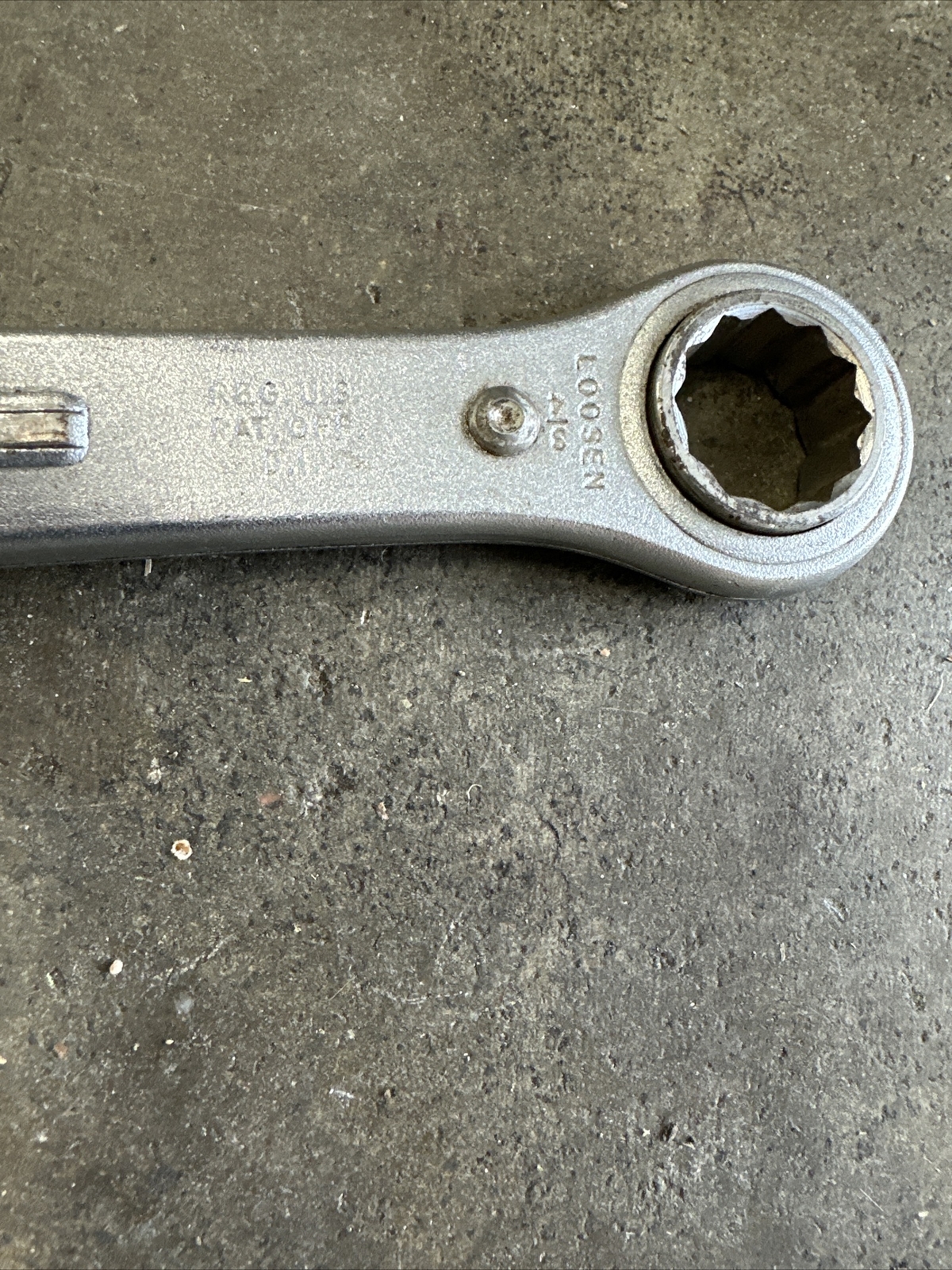 Craftsman 5/8″ x 3/4″ Box End Ratcheting Wrench Made in USA Vintage