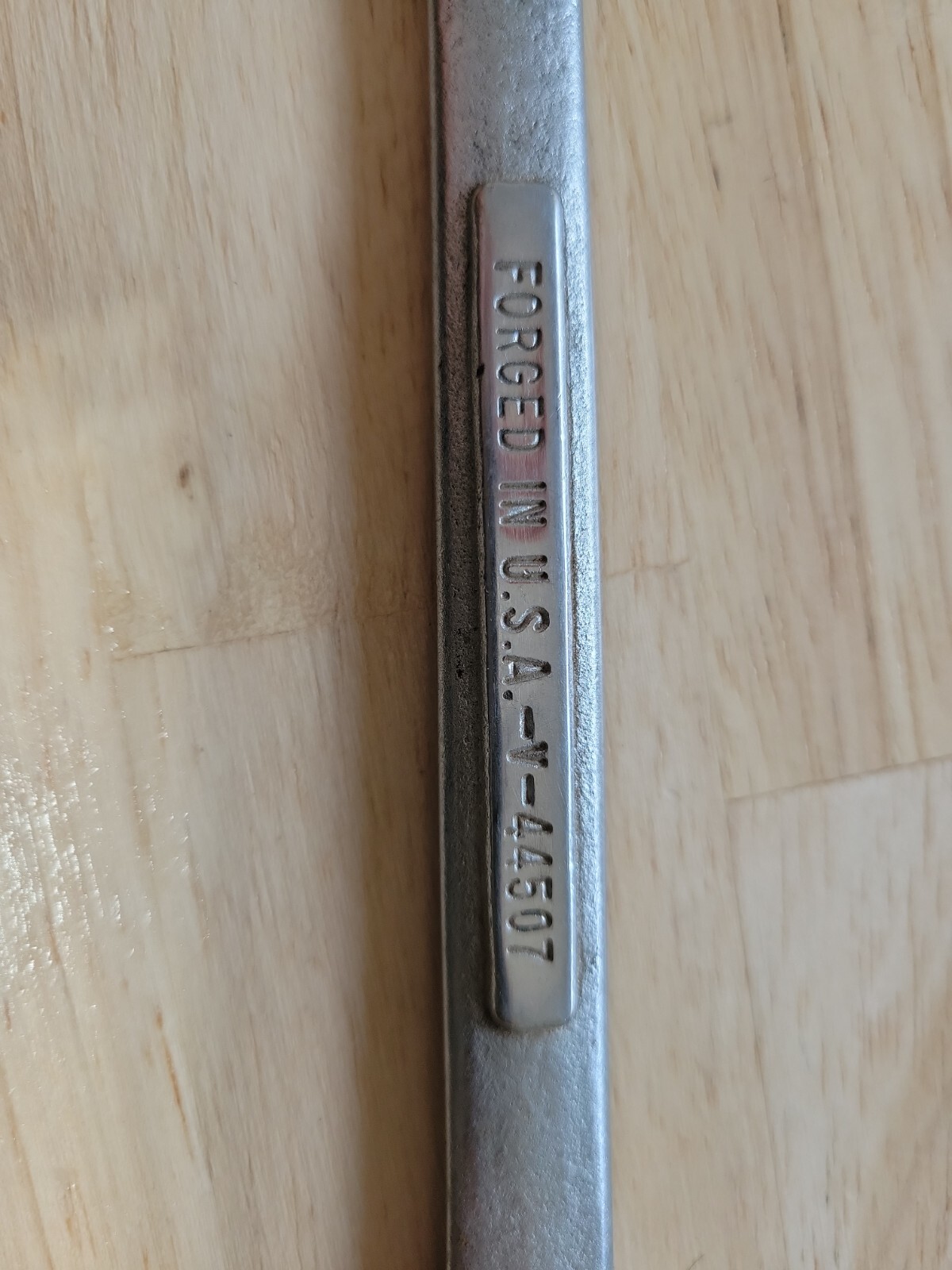 NICE VNTG CRAFTSMAN V 44507 USA MADE 13MM X 15MM OPEN END WRENCH GREAT CONDITION