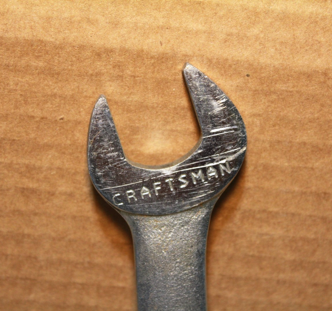 Craftsman 44474 Thin Tappet Open End Wrench 3/4″ & 7/8″ -V- MADE IN USA