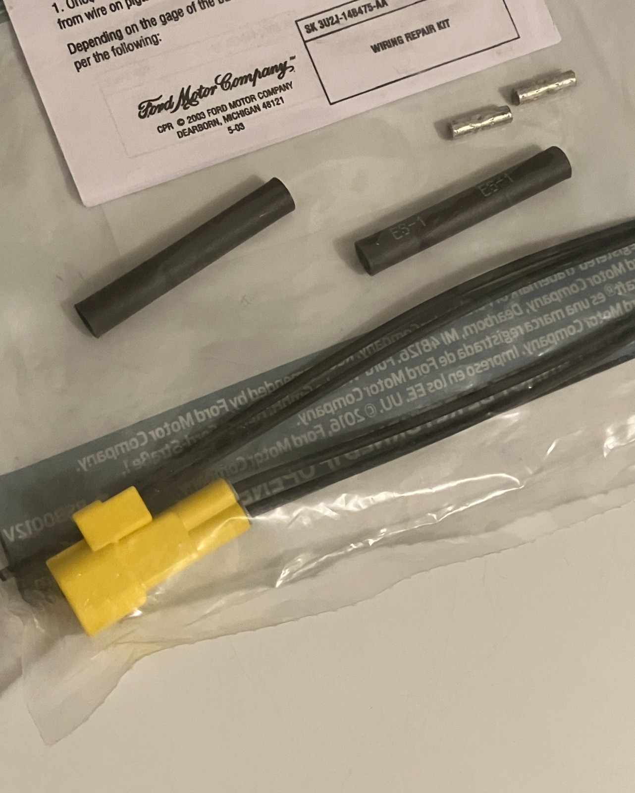 NEW FORD OEM SRS Side Bag Wiring Pigtail AU2Z-14S411-BMB Eliminator WPT-1794
