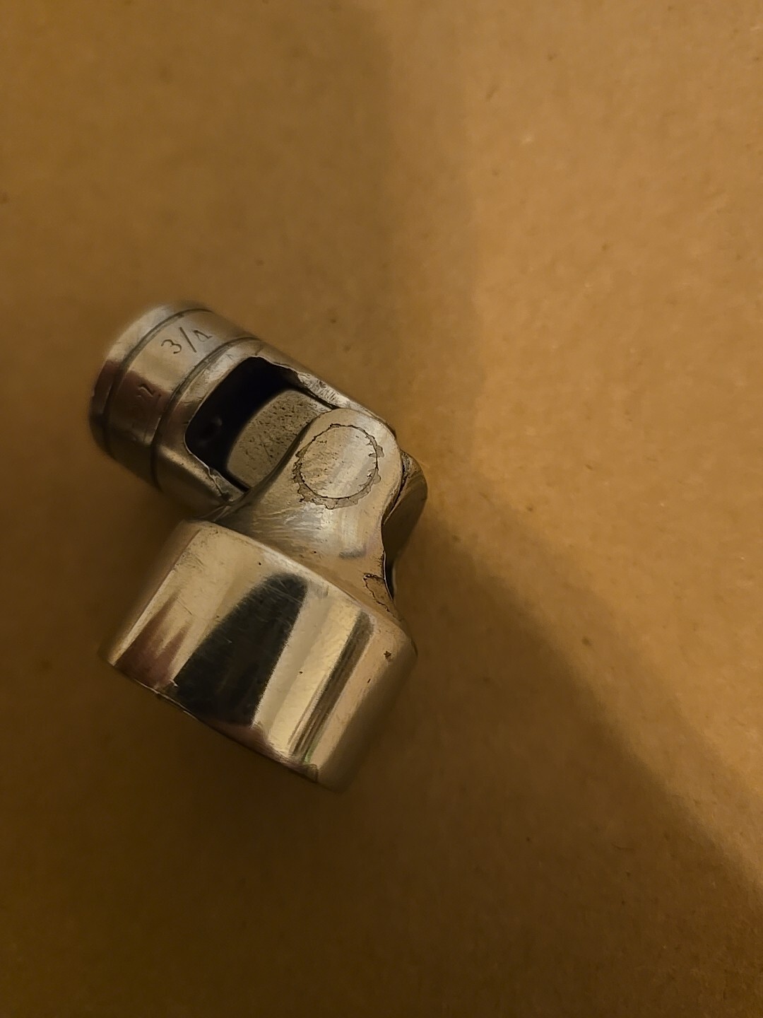 Snap On 3/8″ Drive 3/4″ 6PT SAE Chrome Universal Swivel Socket FS24