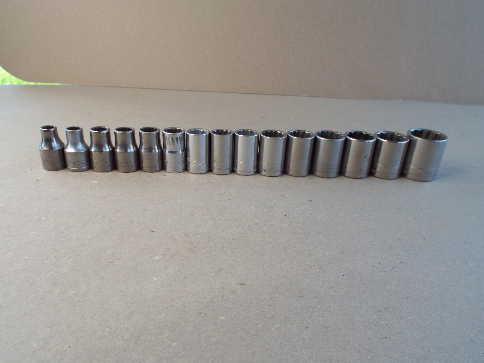 VTG 15 Pc Craftsman USA Metric Socket 9-27mm Lot 1/2″ Dr 12 Pt – (Please Read)