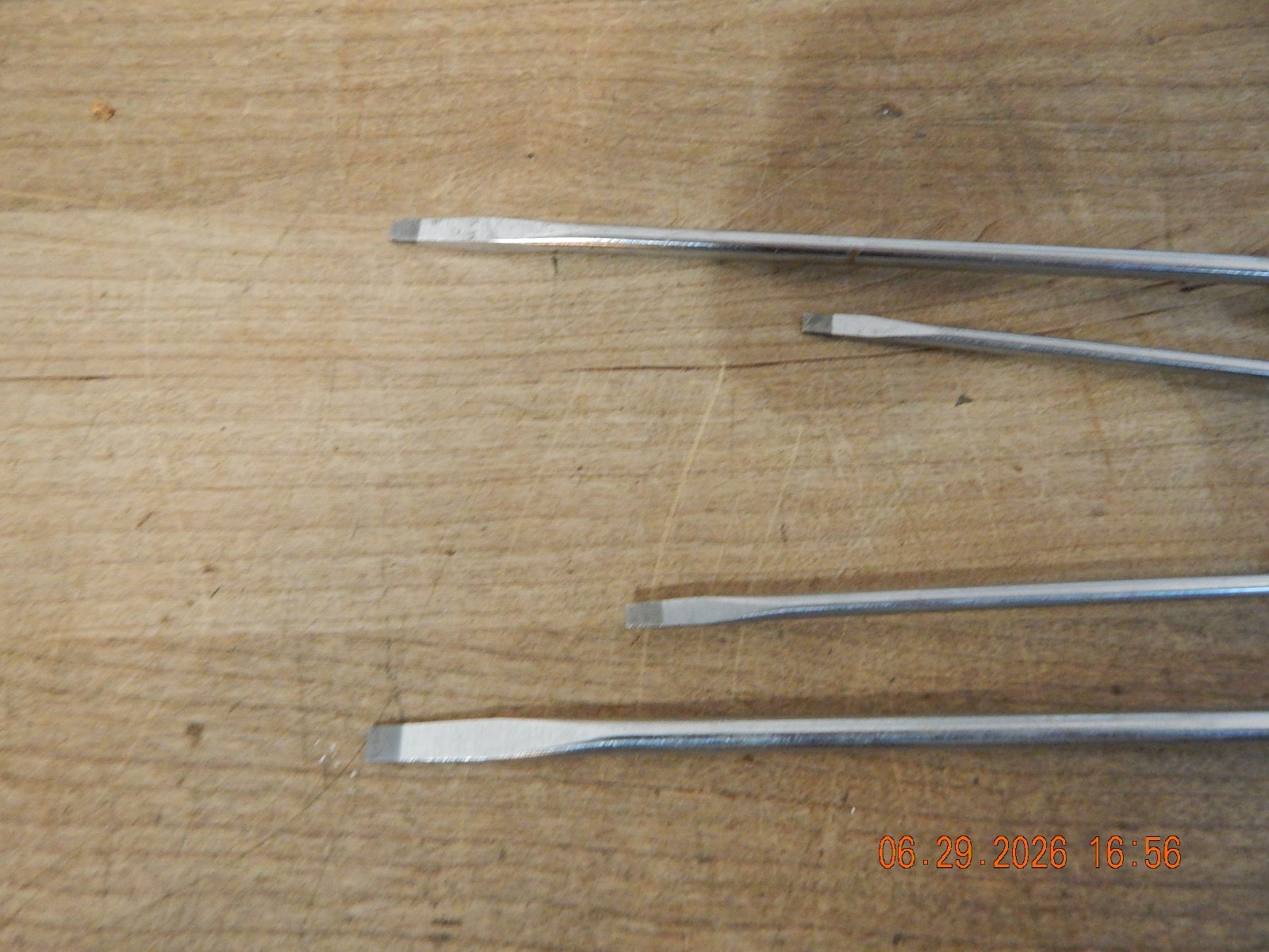 Snap-on Tools Slotted Screwdriver SSD 480 SSD146 USA Black Lot of 4