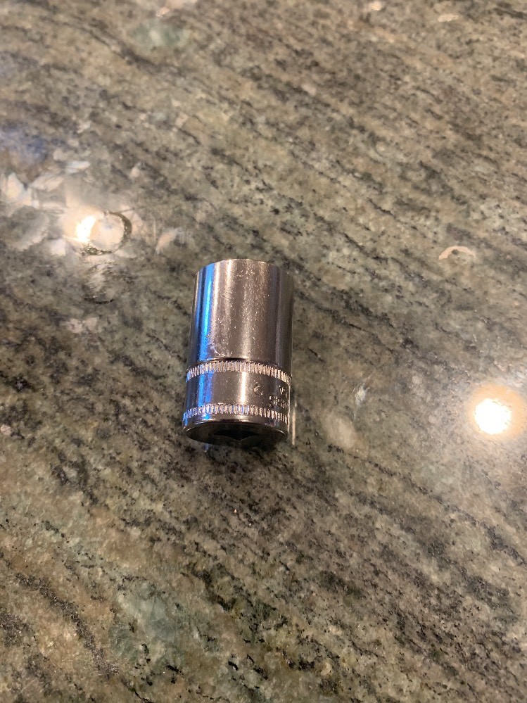 Snap-on tmms15 15mm 1/4″ drive metric semi deep 6 point socket