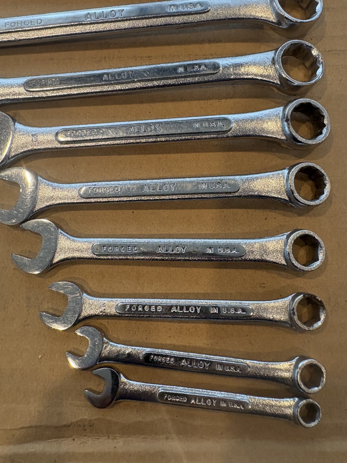 SK-Wayne 12 Piece Combination Wrench Set Vintage 1960s – SAE 1/4″ thru 15/16