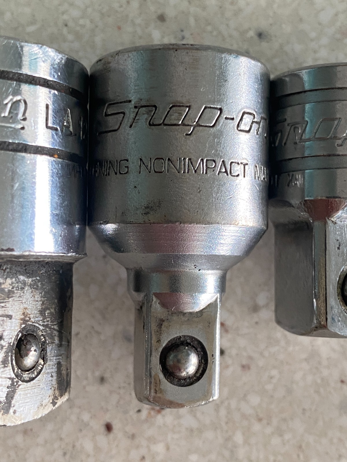 Snap-On Tools USA Adapter Lot of 4 LA12 LA32 AIMF A2A Used