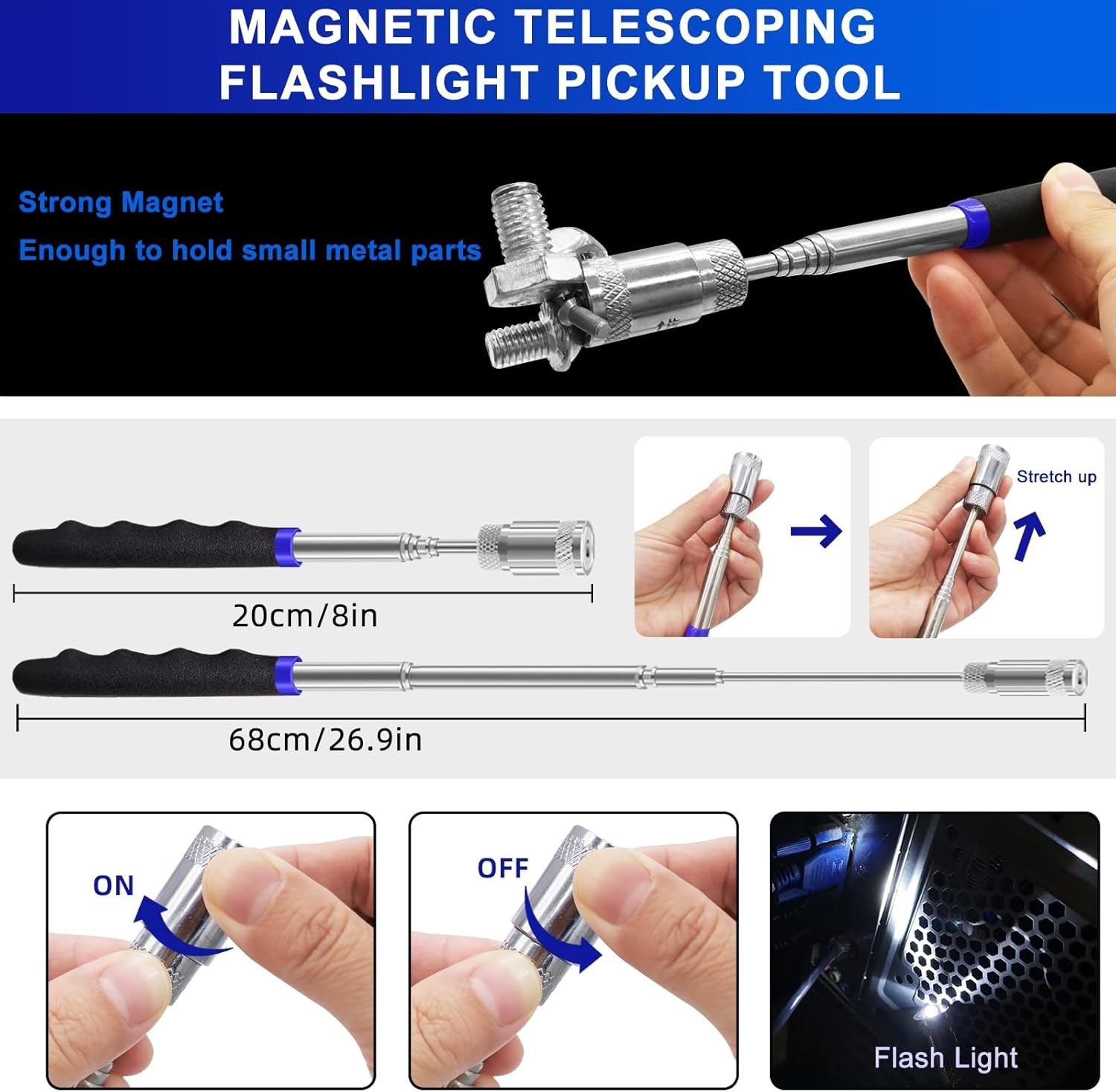 13 Pcs Precision Hook and Pick Tool Set with Clip Removal Plier Rivets Puller