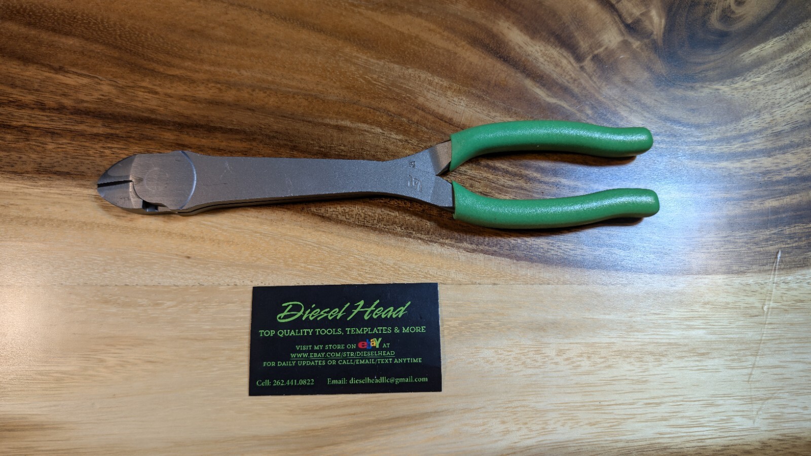 *NEW* Snap On 312CF GREEN – 11″ Heavy Duty Diagonal Cutters – FREE SHIPPING