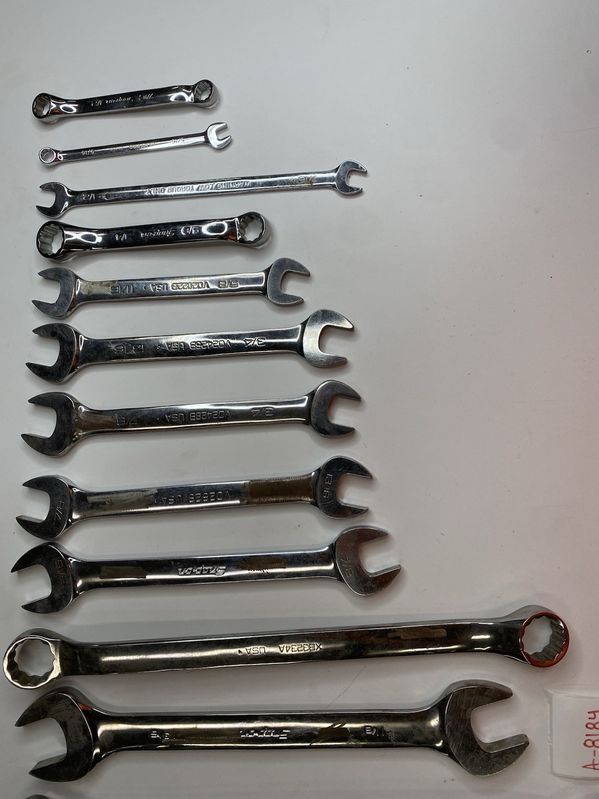 A-8884 Snap-on Proto USA Wrench Lot 17pc