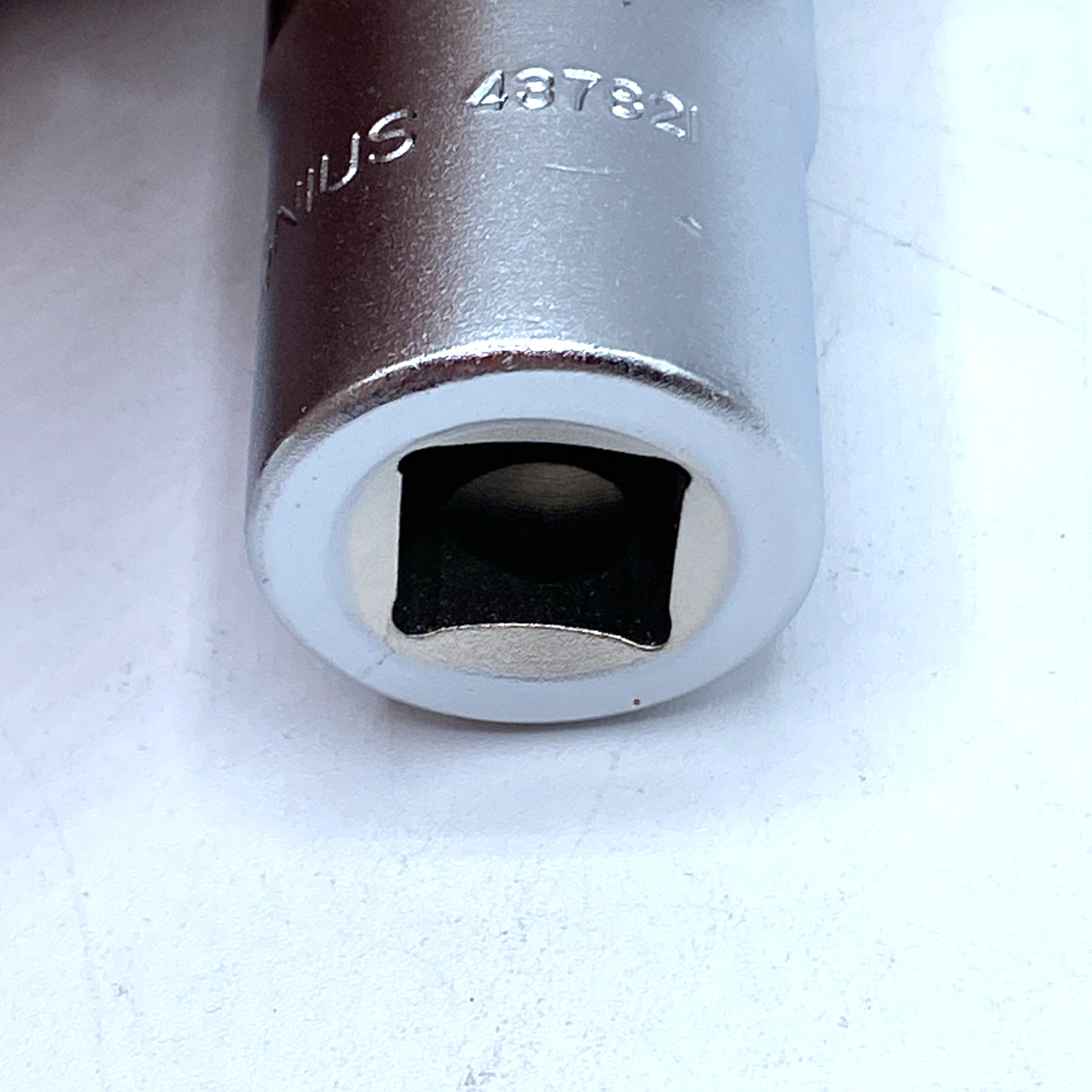 Deep Socket 21 mm X 1/2 in. drive Metric 12 Point Chrome Genius NEW