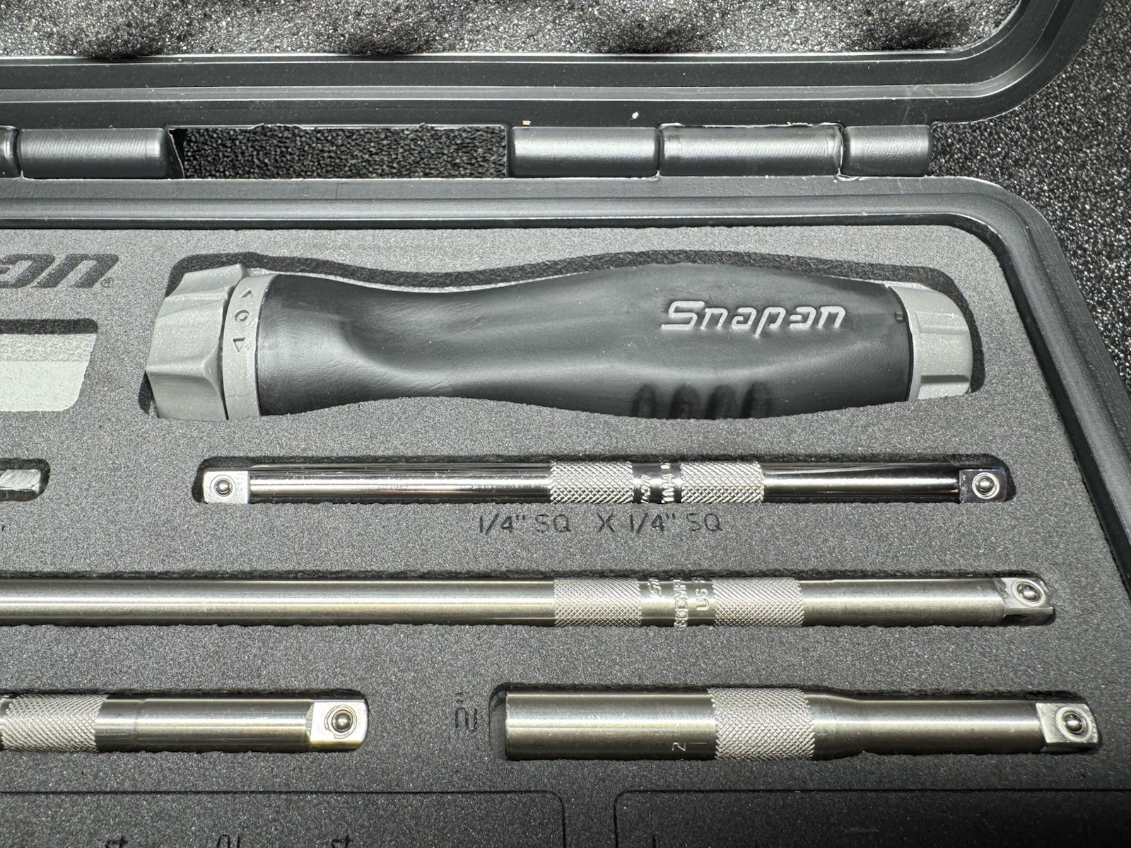 Snap-on Tools NEW DARK TITANIUM Ratcheting Screwdriver Master Set SGDMRC44FDT