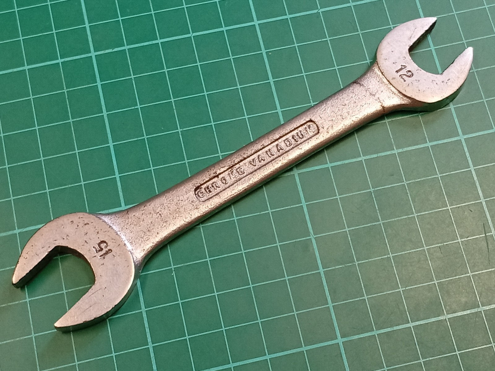GORDON 12mm x 15mm Open Ended Spanner, Made In Sheffield England