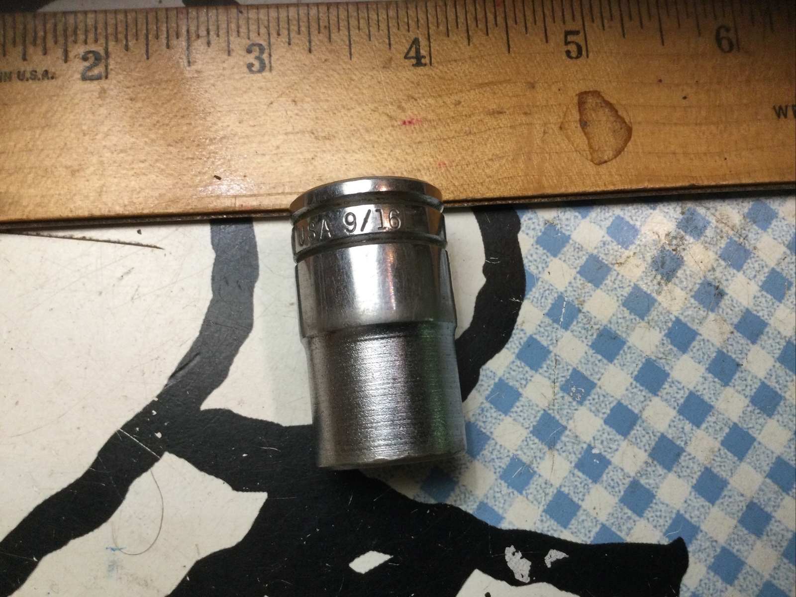 Blackhawk Proto 40118 Shallow Socket, 9/16, 12-Point, 1/2 Dr