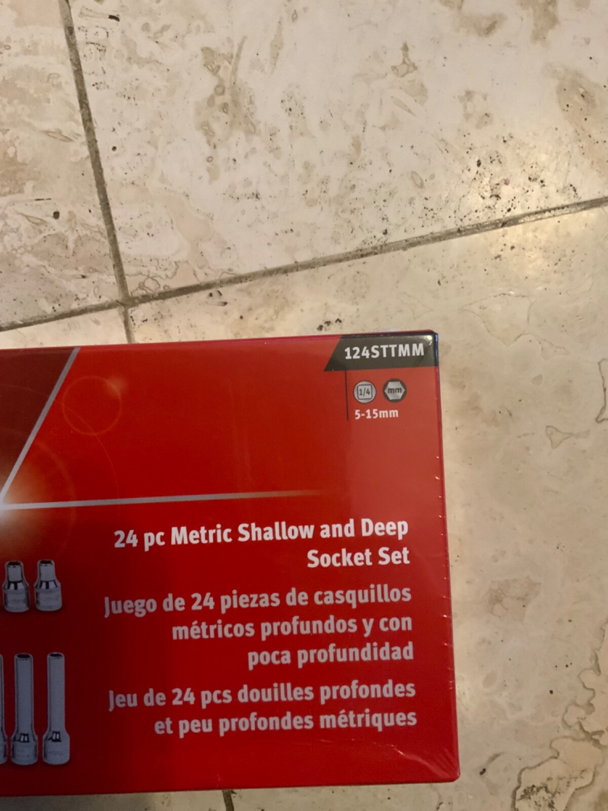 Snap On 24 Pc 1/4” Metric Shallow + Deep 5 – 15 mm 124STTMM New