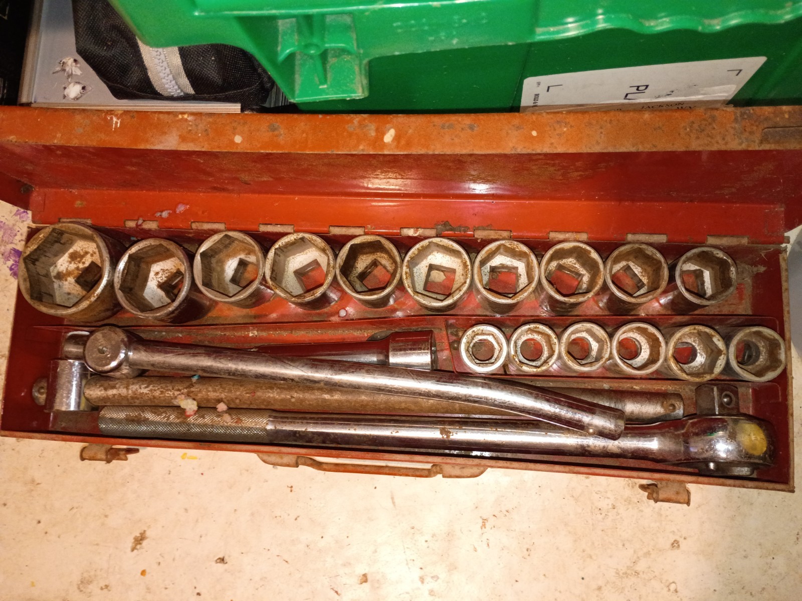 21 Piece Set Socket Drive 1 In Have 16 Sockets With It To Breaker Bars The Regul