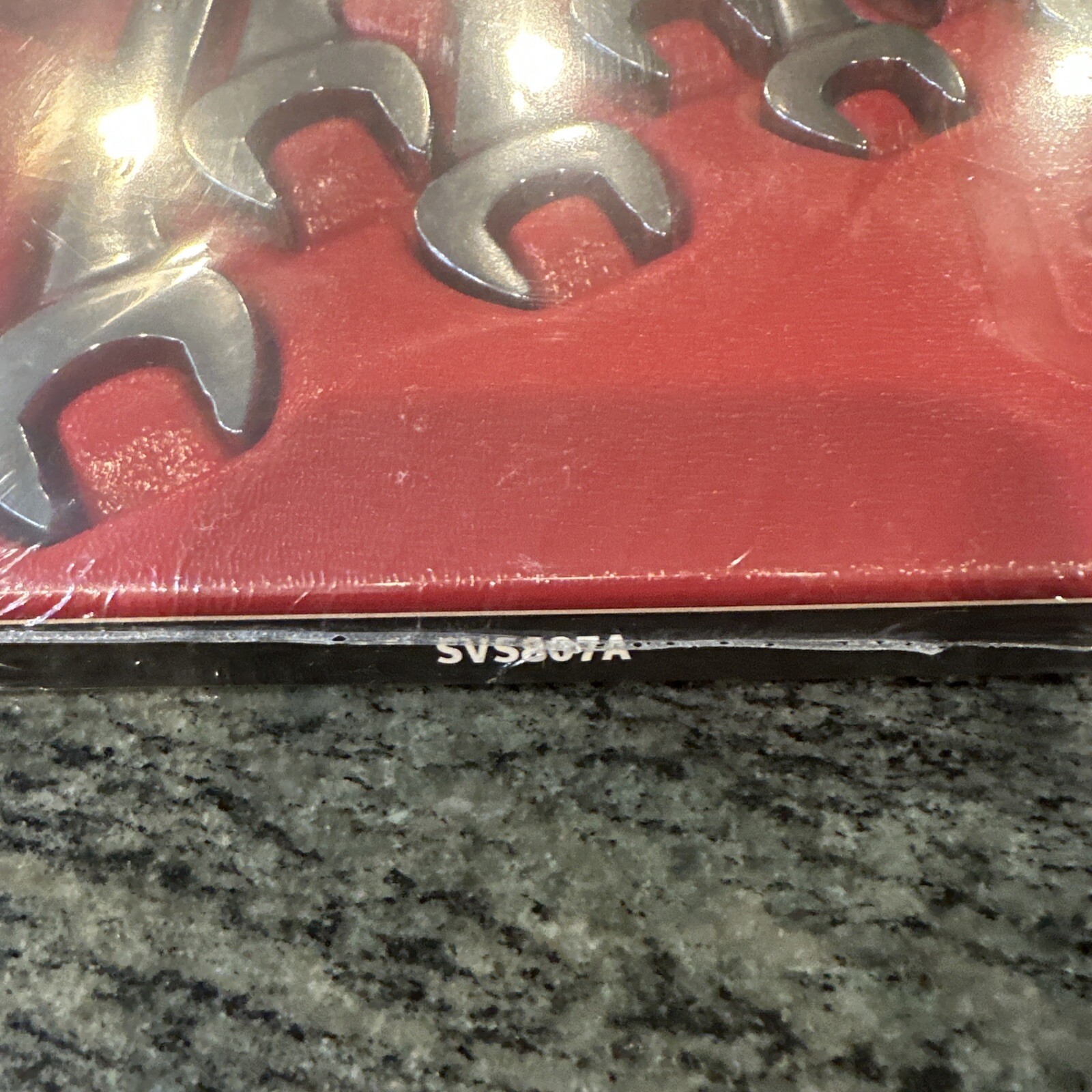Snap On svs807a 3/8-3/4″ 7 pc flank drive plus four way angle head wrench set