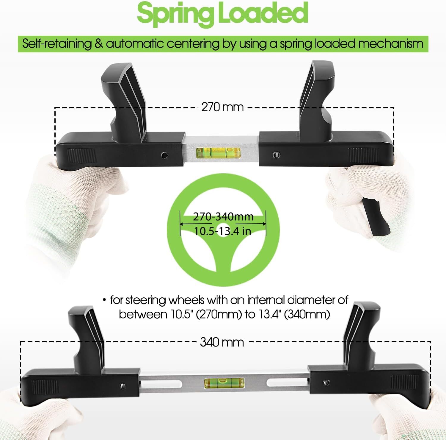 ATD-3100 Steering Wheel Level Alignment Tool Level Bar Tool forVans Trucks Cars