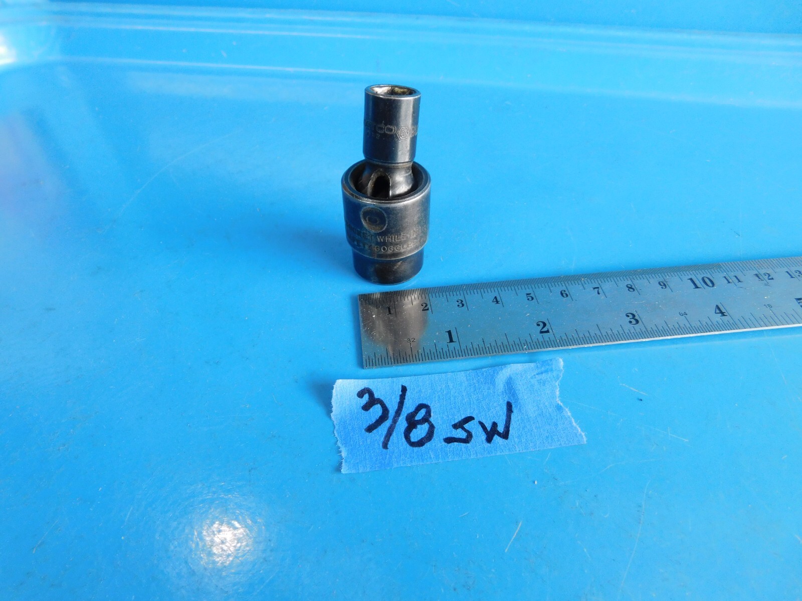 USED, Matco Tools «3/8 IN.» 3/8 IN. DR. IMPACT SWIVEL SOCKET, PART #BUP126A