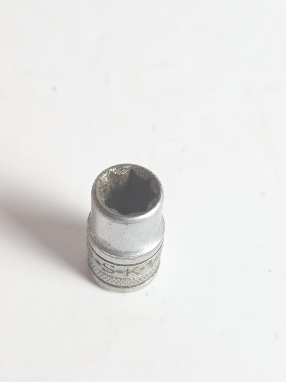 S-K 40988 1/4” Knurled Socket 8-Point Double Square, 1/4″ Drive