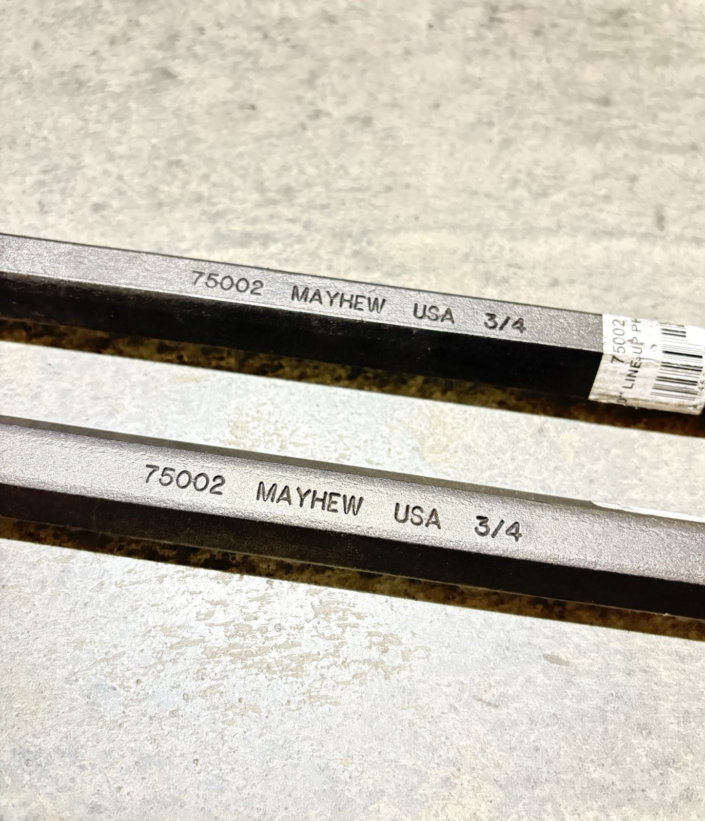 2-Mayhew Tools 75002 Line-Up Pry Bar 3/4 X 20 inch Offset Chisel Tapered Point