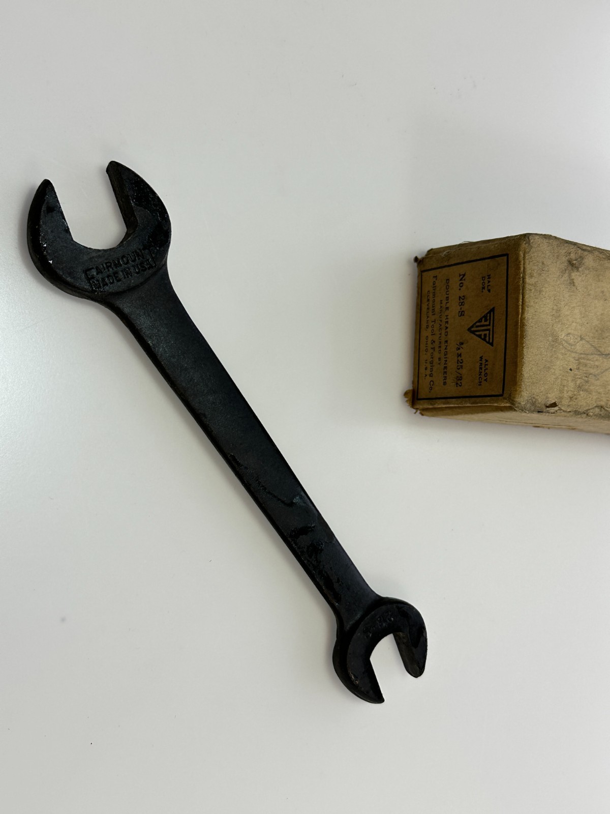Fairmount USA (NOS) 28-S Open-End SAE 5/8″ x 25/32″ Wrench, Tool Kit G503 Jeep
