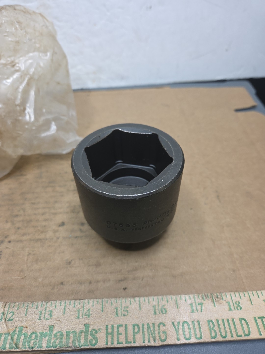 Proto 07533 6 Point 3/4″ Impact Socket 2-1/16″ Black Made in USA J07533 Standard