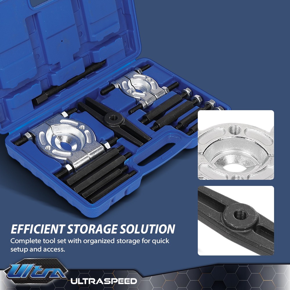 12Pcs Bearing Separator Puller Set Heavy Duty 5 Ton 2″ 3″ Splitter Removal Kit