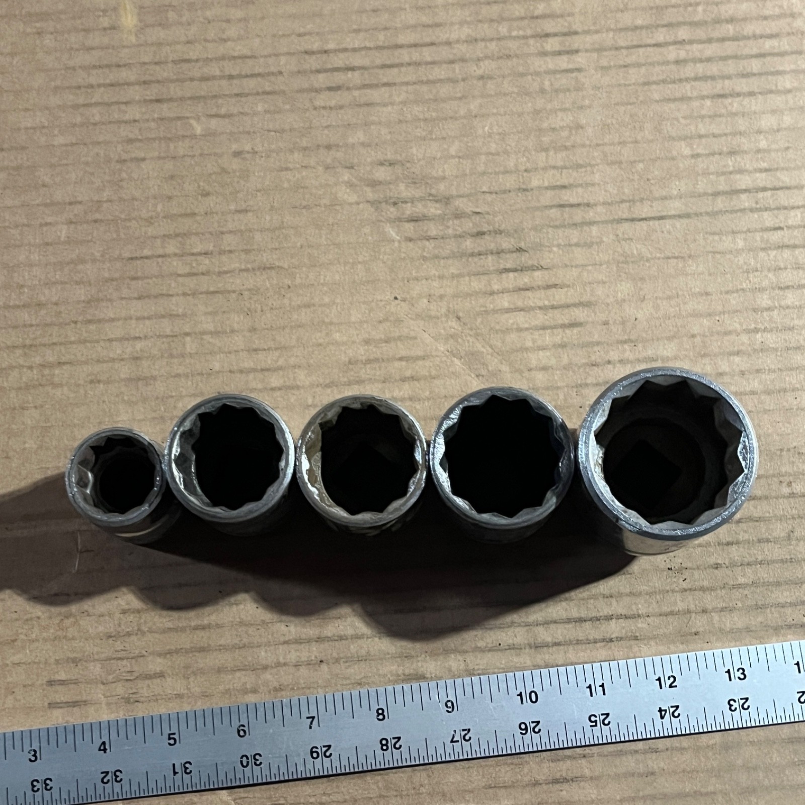 Williams H-1230 – H-1254 – 3/4″ Drive 15/16” – 1-11/16″ Socket 5 pc Set 12 pt