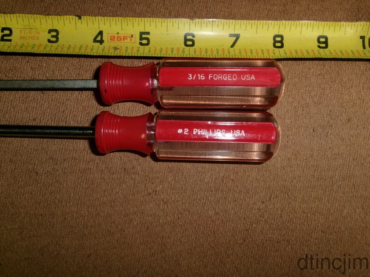 Craftsman 2 Piece Flat Blade and Phillips Screwdriver Set