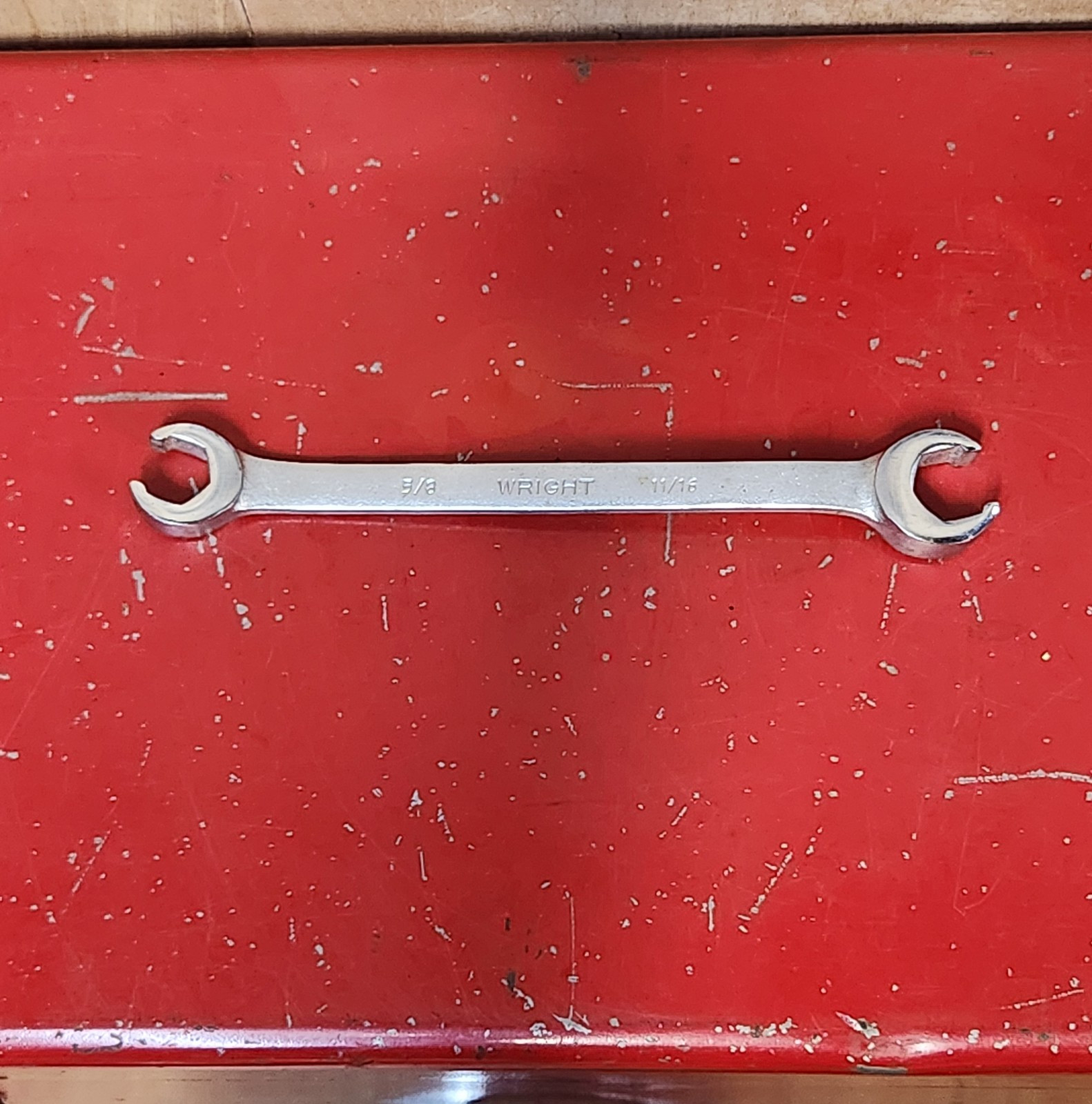 Wright Tools SAE 5/8″ x 11/16″ Flare Nut / Line Wrench 6pt 1622 NOS Vintage USA