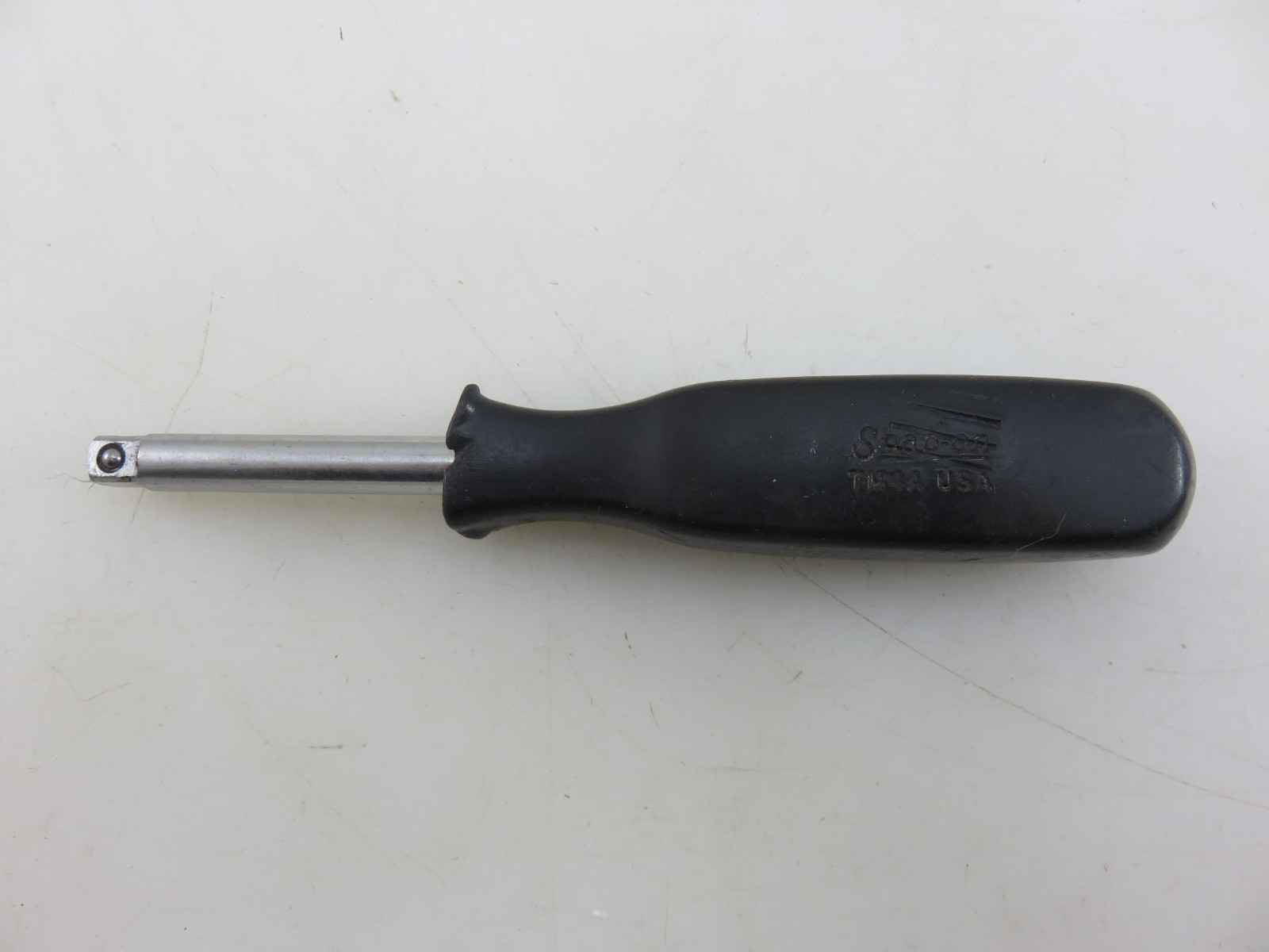 SNAP-ON TM4A 1/4″ Socket Driver Hard Black Handle Tool 5.5″L Vintage