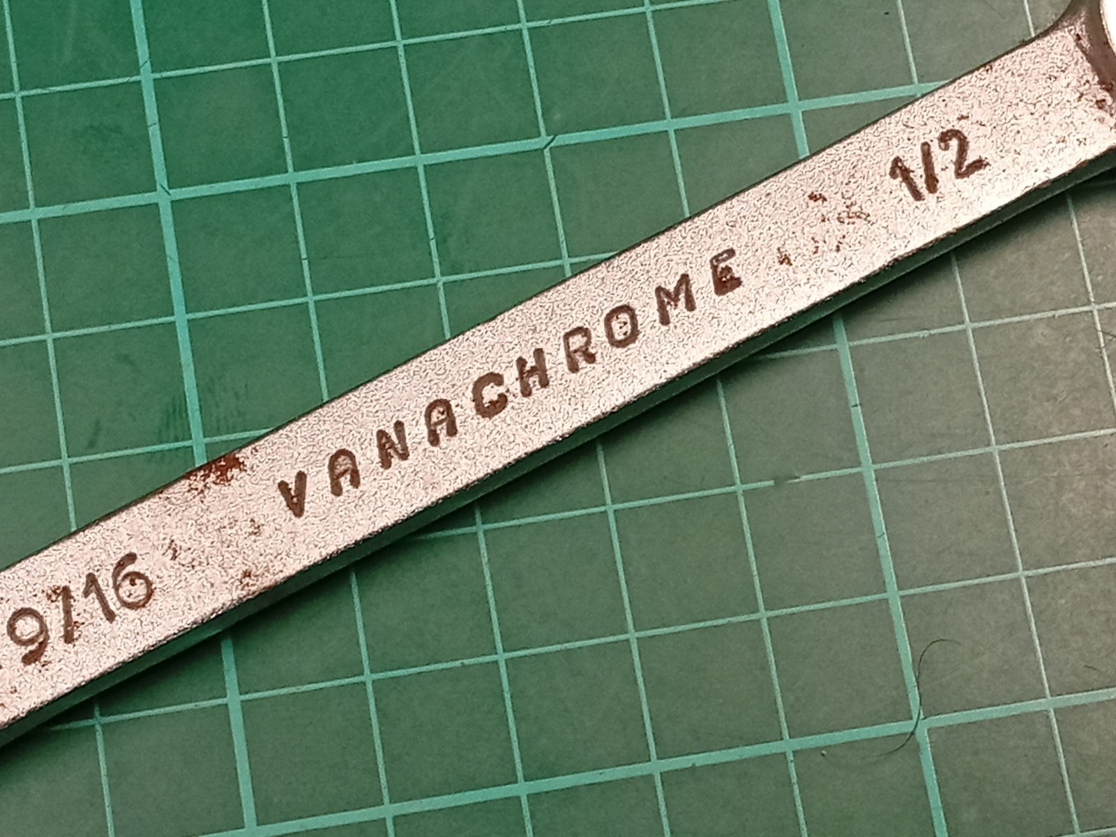 Vintage Facom No43, 1/2″ x 9/16″ AF, Vanachrome Flare Spanner, Made In France
