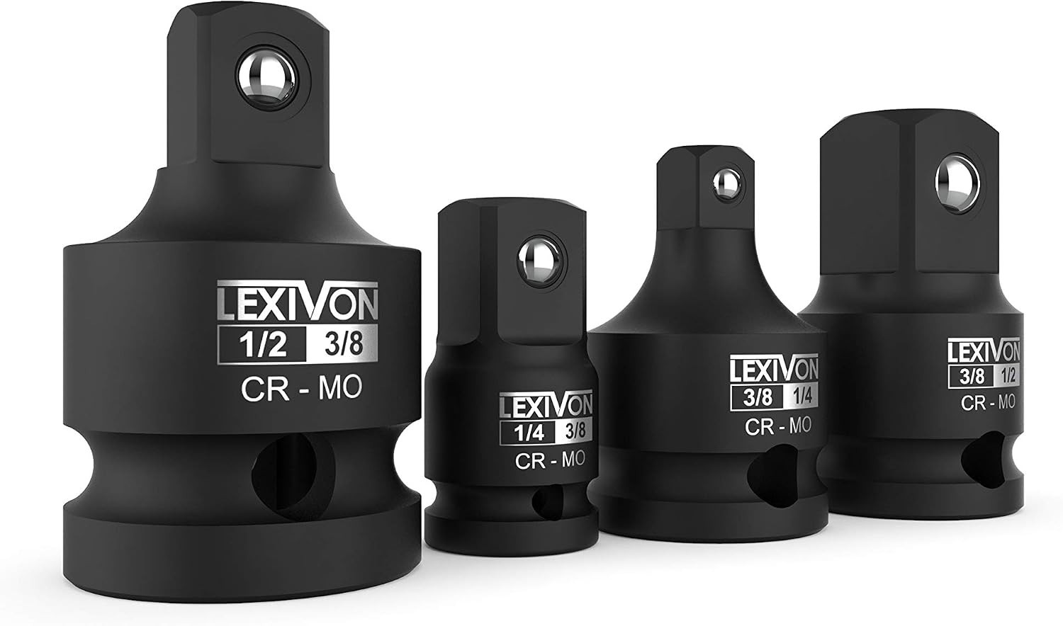 Lifetime 4-Piece Impact Socket Adapter Kit | Secure and Reliable Design