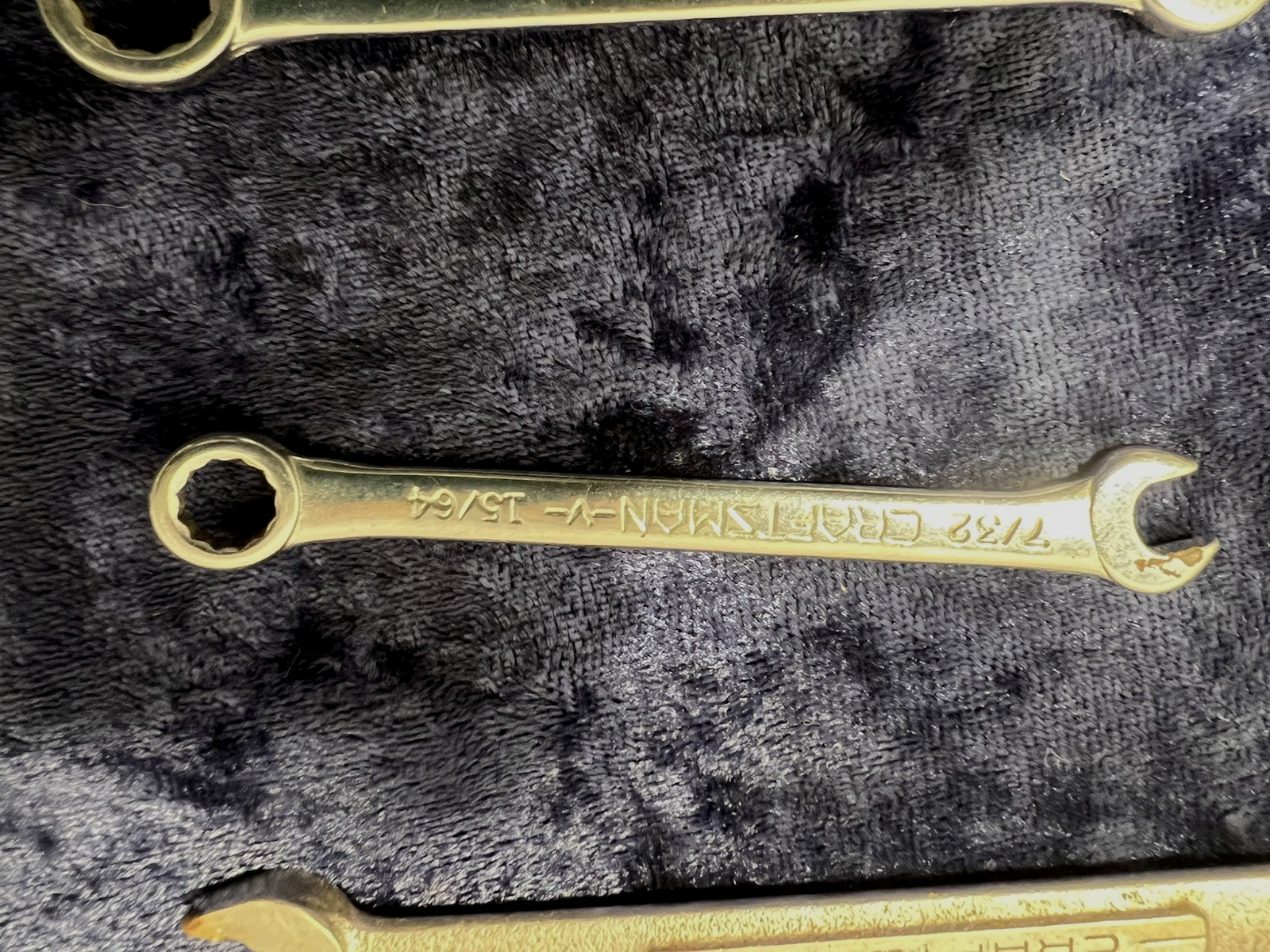 Craftsman 13/64″ x 7/32″ Combination Wrench -V- ASST SMALL WRENCHES + wizard