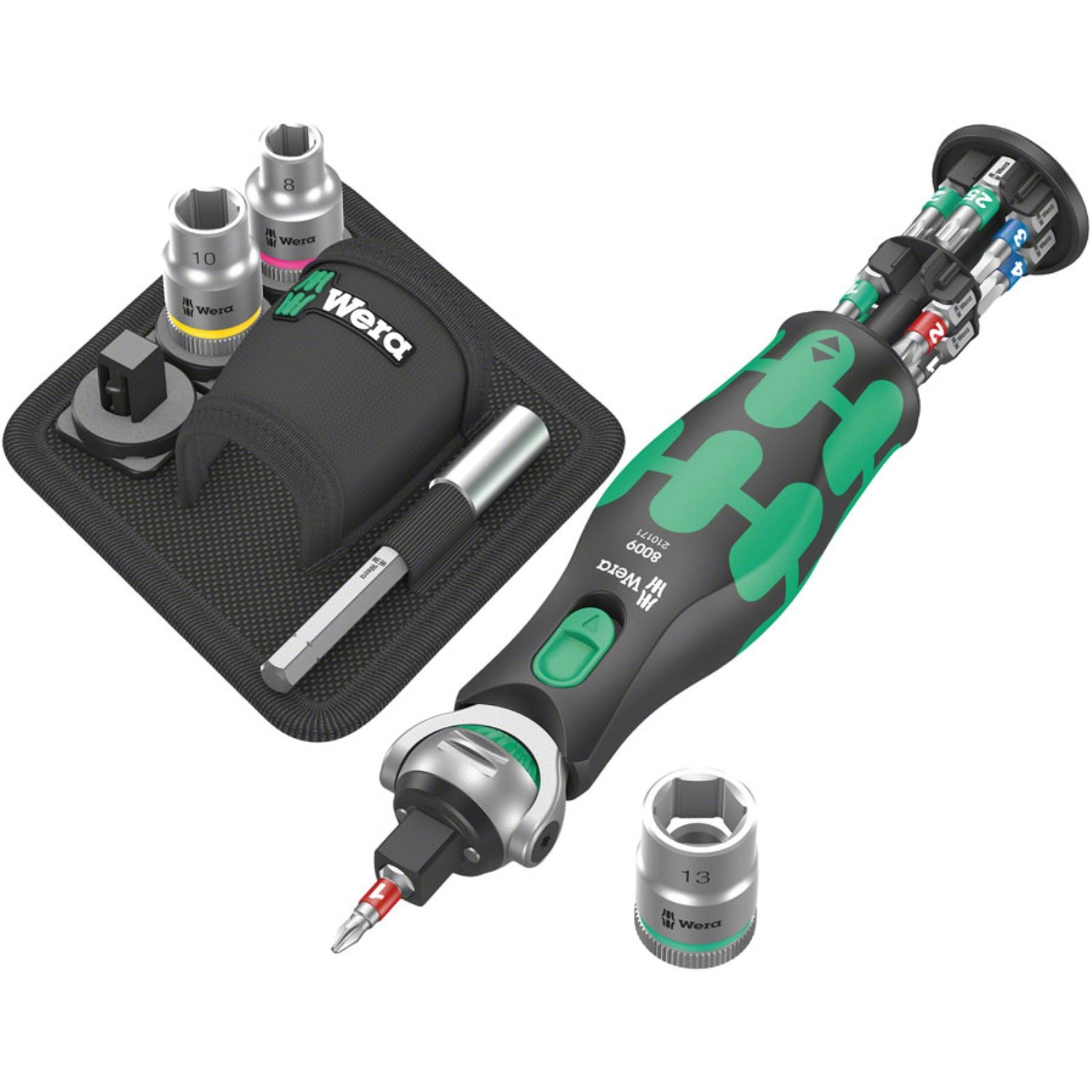 Wera 8009 Zyklop Ratchet Pocket Set 2, 18 pieces 05004281001