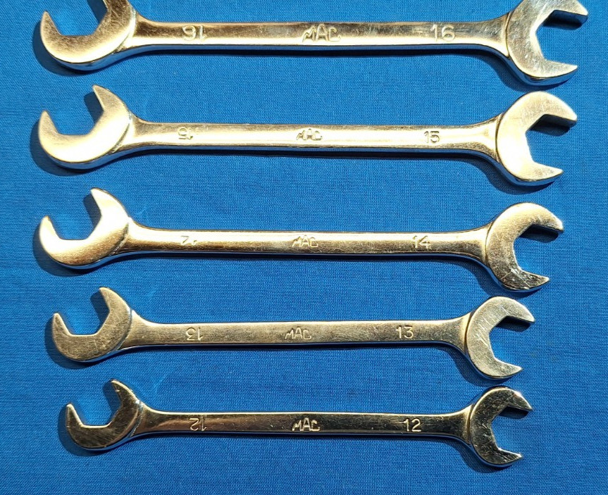 Mac Tools 7 piece Metric 4 way angle wrench set 18mm-12mm SDAM7PT