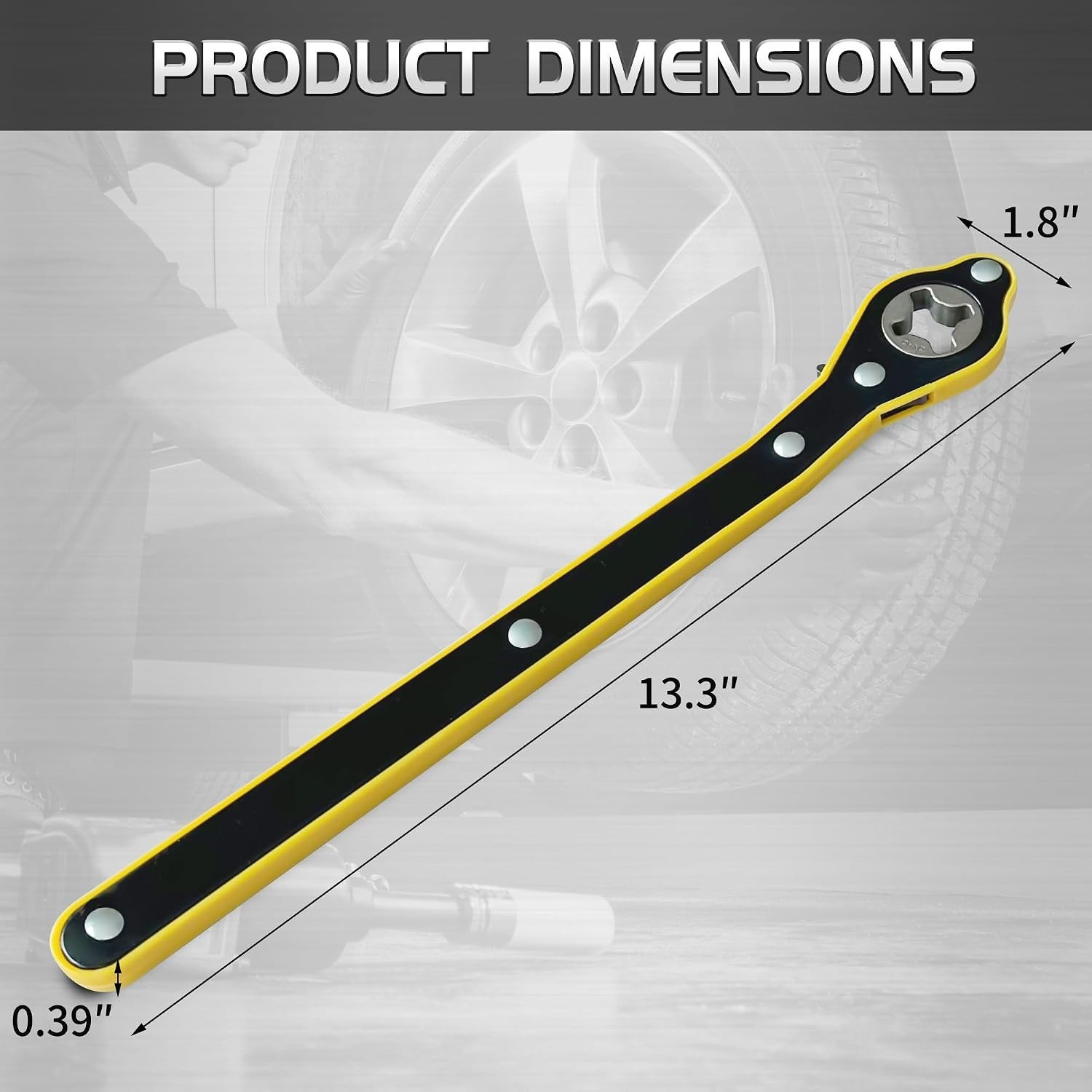 User-Friendly Scissor Jack Ratchet Wrench – Forward-Reversal for Versatile Usage