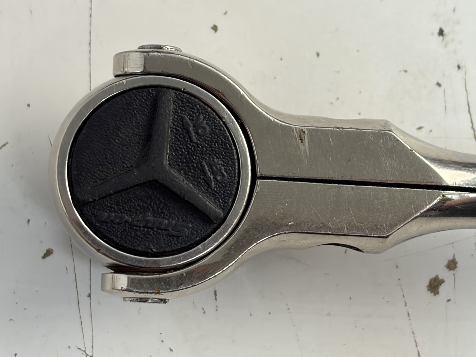 Snap On F747a, 3/8” Drive Swivel Head Ratchet, Black Handle,,,,,see Pics