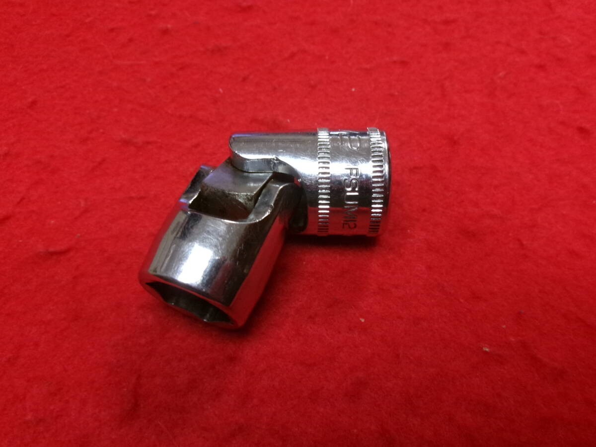 Snap-on FSUM12 3/8″ Drive 6-Point Metric 12 mm Swivel Socket