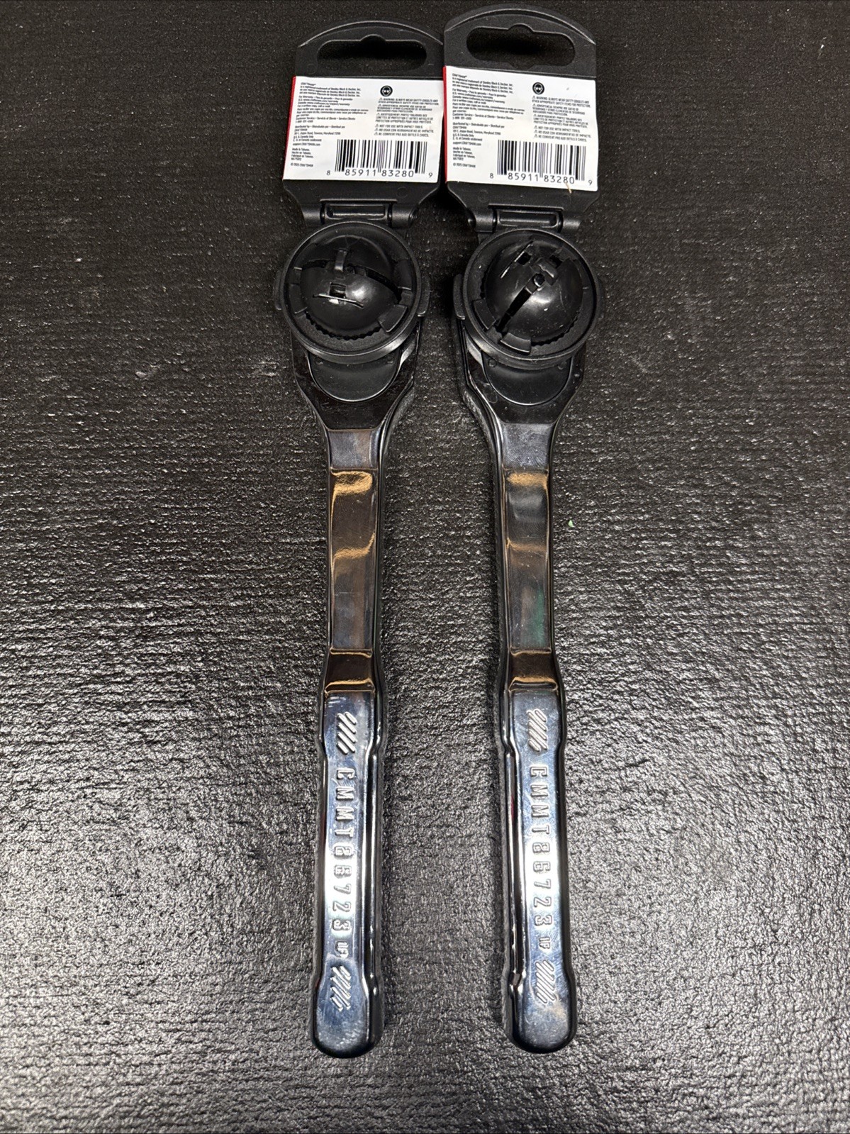LOT OF 2 NEW Craftsman 90-Tooth (90T) Low Pro 1/2 in. Ratchets #CMMT86723