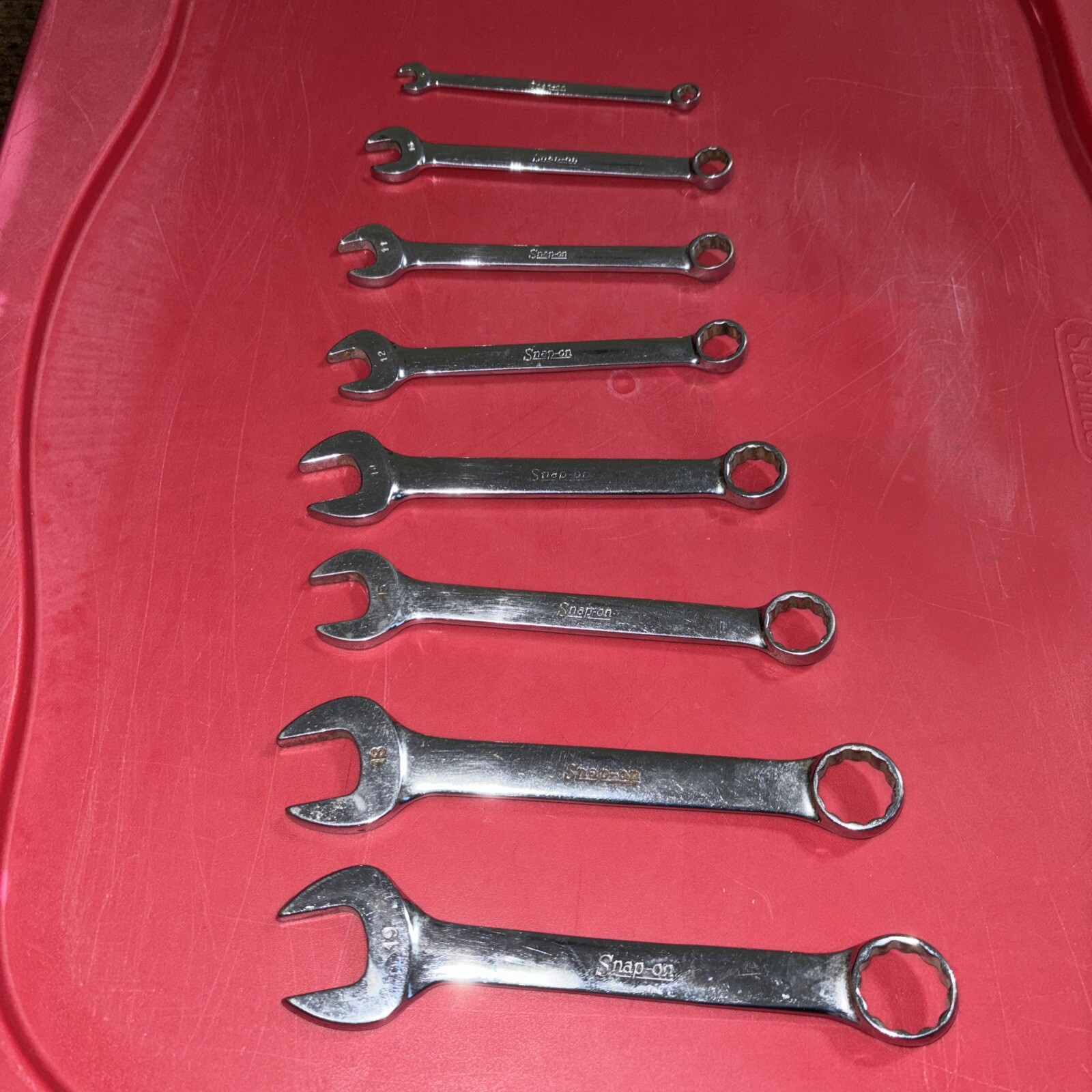 SNAP ON OEXM-SERIES 8-Pc 12-Pt. Metric Flank Drive® Combination Wrench